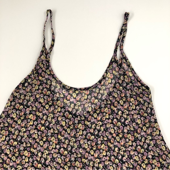 Brandy Melville Floral Flowy Tank Top One Size - Picture 7 of 11